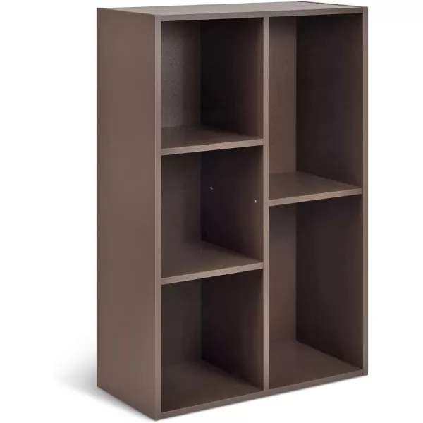 Amazon Basics 7 Cube Organizer Bookcase White 925 x 1949 x 4173 inchEspresso
