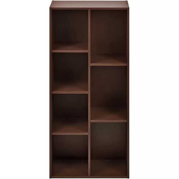 Amazon Basics 7 Cube Organizer Bookcase White 925 x 1949 x 4173 inchEspresso