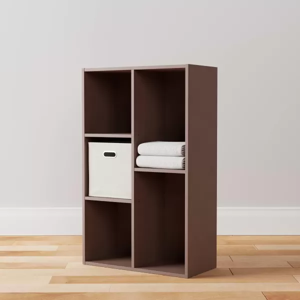 Amazon Basics 7 Cube Organizer Bookcase White 925 x 1949 x 4173 inchEspresso