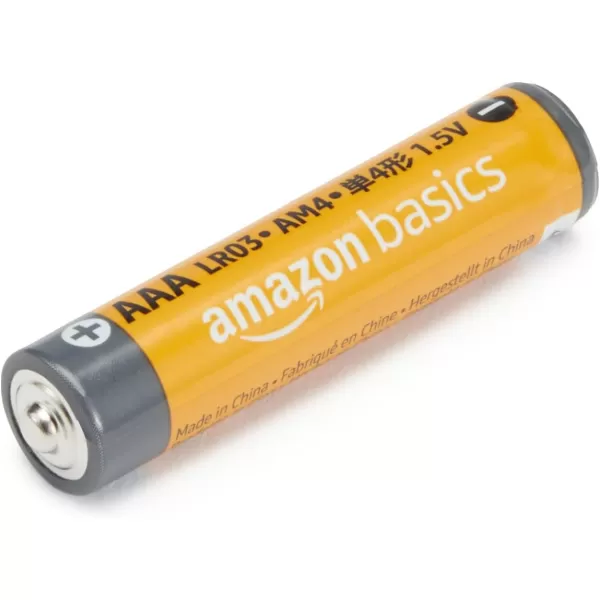 Amazon Basics AAA Alkaline HighPerformance Batteries 15 Volt 10Year Shelf Life 36 count Pack of 136 Count Pack of 1