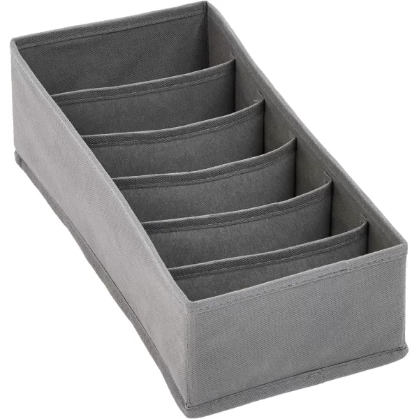 Amazon Basics Dresser Drawer Storage Organizer for Undergarments Set of 4  GraySet of 4