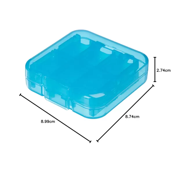 Amazon Basics Game Storage Case for 24 Nintendo Switch Games  34 x 34 x 1 Inches BlueBlue