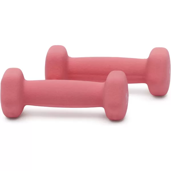 Amazon Basics Neoprene Dumbbell Hand Weights1 Pound  Pair