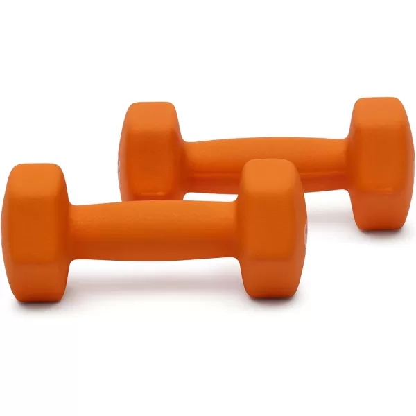 Amazon Basics Neoprene Dumbbell Hand Weights6 Pound  Pair