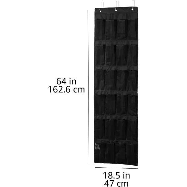 Amazon Basics Over the Door Organizer with 24 Pockets  BlackBlack