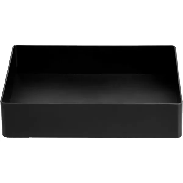 Amazon Basics Rectangular Plastic Desk Organizer Half Accessory Tray BlackAccessory Tray
