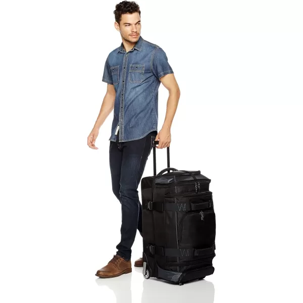 Amazon Basics Ripstop Wheeled Duffel 35 Inch  BlueBlack 26