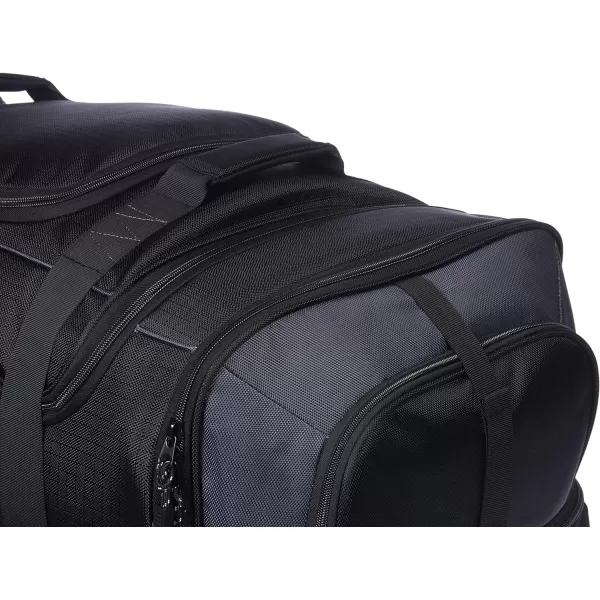 Amazon Basics Ripstop Wheeled Duffel 35 Inch  BlueBlack 30