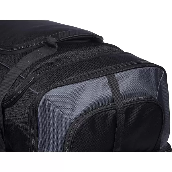 Amazon Basics Ripstop Wheeled Duffel 35 Inch  BlueBlack 35