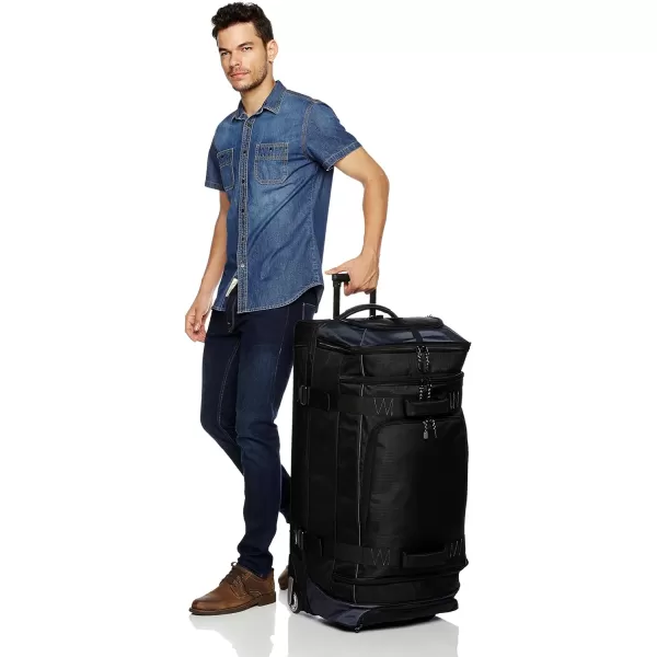 Amazon Basics Ripstop Wheeled Duffel 35 Inch  BlueBlack 35