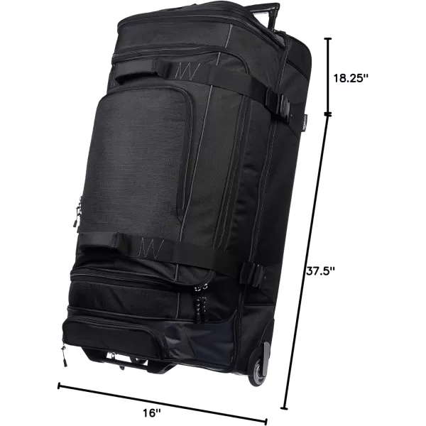 Amazon Basics Ripstop Wheeled Duffel 35 Inch  BlueBlack 35