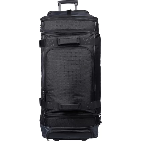 Amazon Basics Ripstop Wheeled Duffel 35 Inch  BlueBlack 35