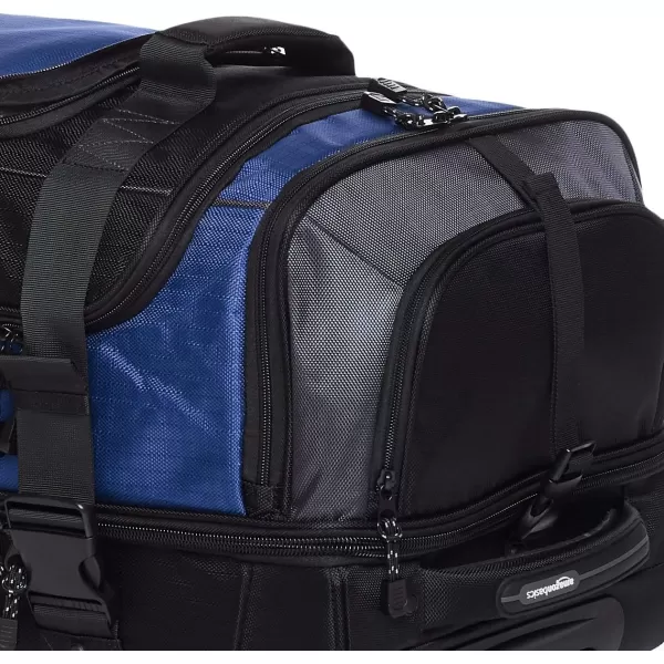 Amazon Basics Ripstop Wheeled Duffel 35 Inch  BlueBlue 26