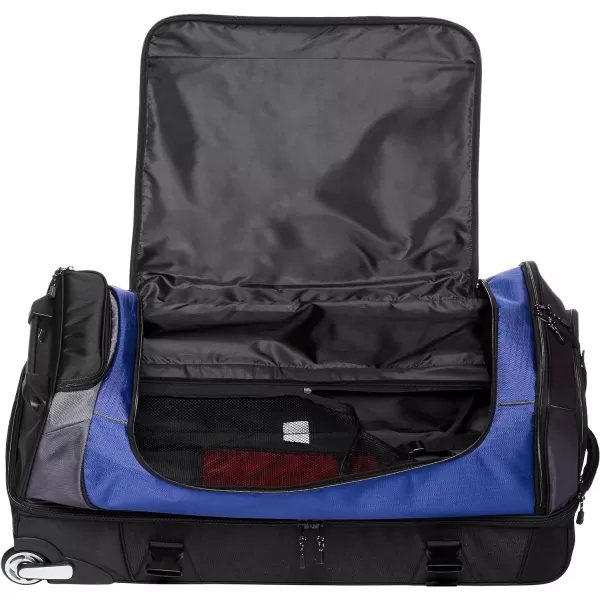 Amazon Basics Ripstop Wheeled Duffel 35 Inch  BlueBlue 35