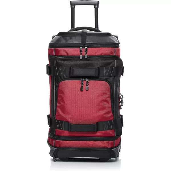 Amazon Basics Ripstop Wheeled Duffel 35 Inch  BlueRed 30