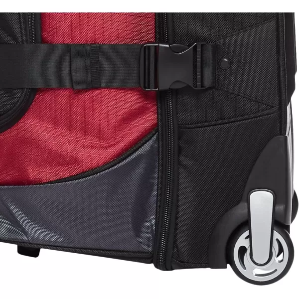 Amazon Basics Ripstop Wheeled Duffel 35 Inch  BlueRed 35