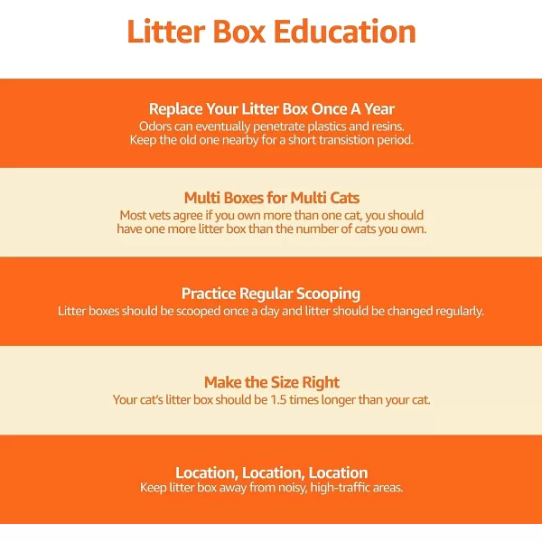 Amazon Basics Top Entry Cat Litter Box and Black Scoop Oval Grey 205 x 1475 x 1438 inchesGrey Top Entry