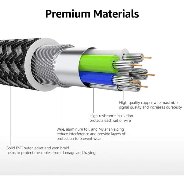 Amazon Basics USBC to Lightning Charger Cable Nylon Braided Cord MFi Certified Charger for Apple iPhone 14 13 12 11 X Xs Pro Pro Max Plus iPad 3 Foot Dark GraySilver