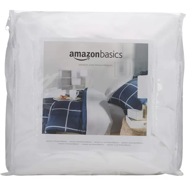 Amazon Basics Waterproof Zippered Standard Crib 28 x 52 Mattress Protector Encasement 2PackQueen Standard 12 Depth