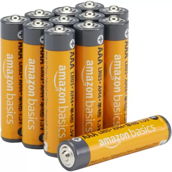Amazon Basics AAA Alkaline HighPerformance Batteries 15 Volt 10Year Shelf Life 36 count Pack of 112 Count Pack of 1