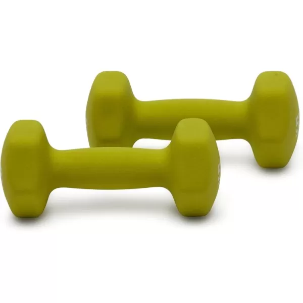 Amazon Basics Neoprene Dumbbell Hand Weights5 Pound  Pair