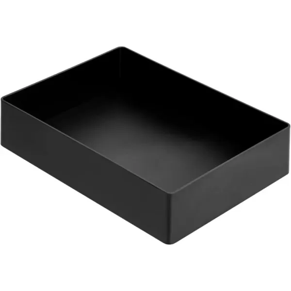 Amazon Basics Rectangular Plastic Desk Organizer Half Accessory Tray BlackAccessory Tray