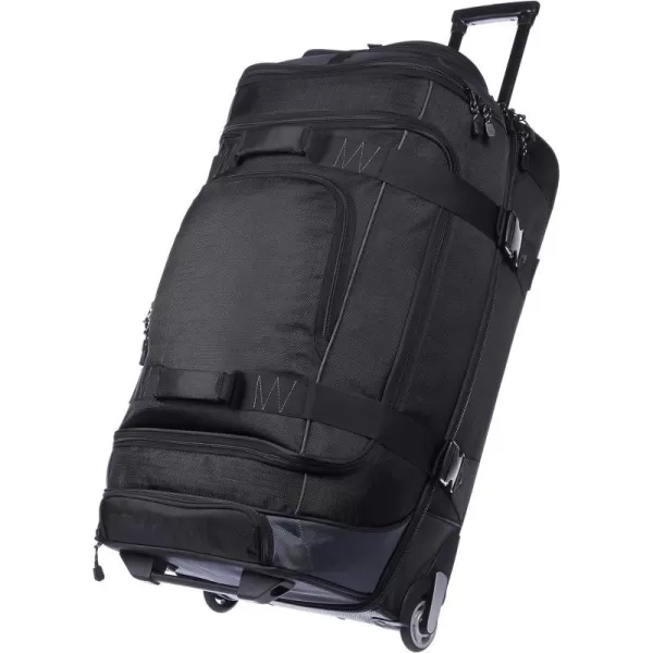 Amazon Basics Ripstop Wheeled Duffel 35 Inch  BlueBlack 30