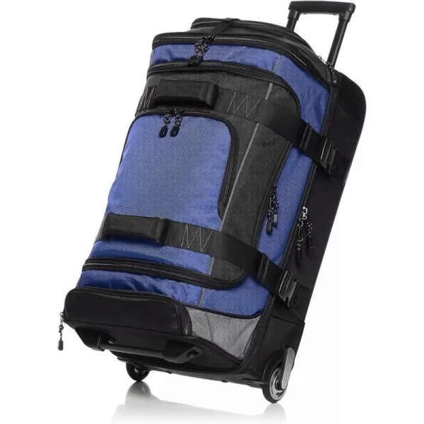 Amazon Basics Ripstop Wheeled Duffel 35 Inch  BlueBlue 26