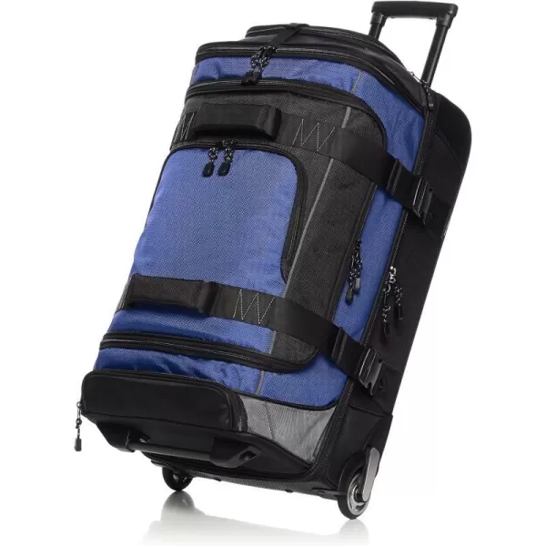 Amazon Basics Ripstop Wheeled Duffel 35 Inch  BlueBlue 30