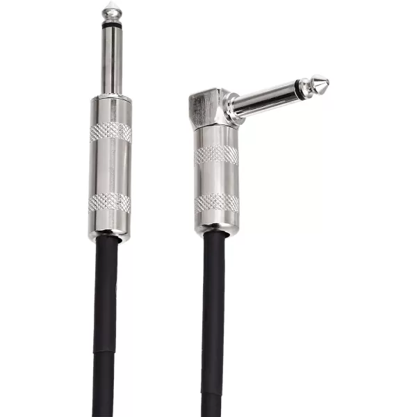 Amazon Basics 14 Inch RightAngle Instrument Auxiliary Cable 20 Foot Black10 Foot
