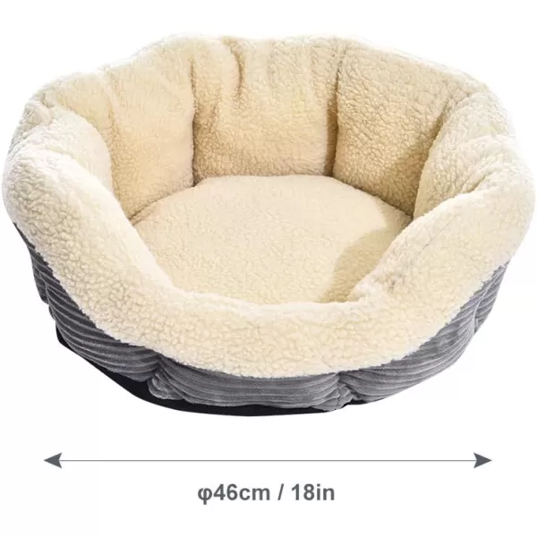 Amazon Basics 24Inch Self Warming Pet Bed For Cat or Dog Rectangle Grey 24L x 7W x 20H180L x 79W x 180Th Round