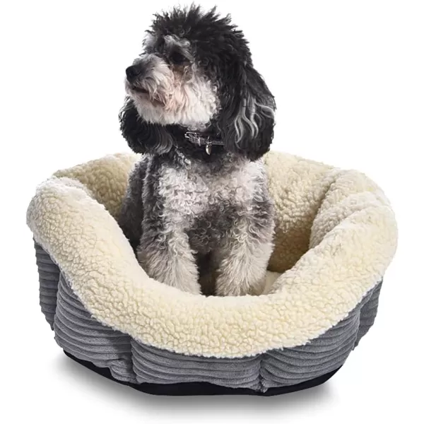 Amazon Basics 24Inch Self Warming Pet Bed For Cat or Dog Rectangle Grey 24L x 7W x 20H180L x 79W x 180Th Round