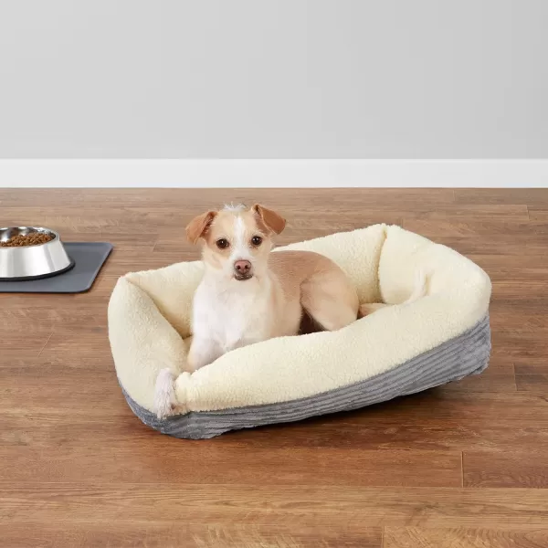 Amazon Basics 24Inch Self Warming Pet Bed For Cat or Dog Rectangle Grey 24L x 7W x 20H240L x 70W x 200Th Rectangle