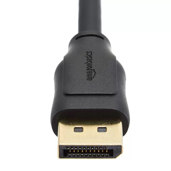 Amazon Basics 8K DisplayPort 14 Cable with 4K120Hz 8K60Hz Video Resolution and HDR Support  10 Feet 28 Pack 1 Carton 28 Count Total Black6 Feet
