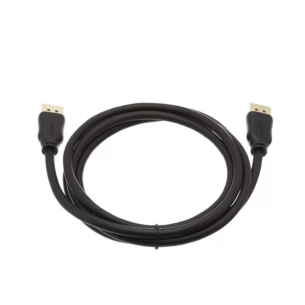 Amazon Basics 8K DisplayPort 14 Cable with 4K120Hz 8K60Hz Video Resolution and HDR Support  10 Feet 28 Pack 1 Carton 28 Count Total Black6 Feet