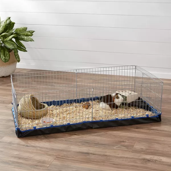 Amazon Basics Canvas Bottom Guinea Pig Pet Cage with Divider Set Black 4764L x 2421W x 1398H4665L x 1378W x 2362H
