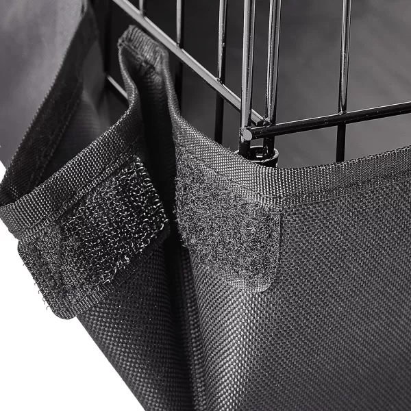 Amazon Basics Canvas Bottom Guinea Pig Pet Cage with Divider Set Black 4764L x 2421W x 1398H4665L x 2362W x 1378H