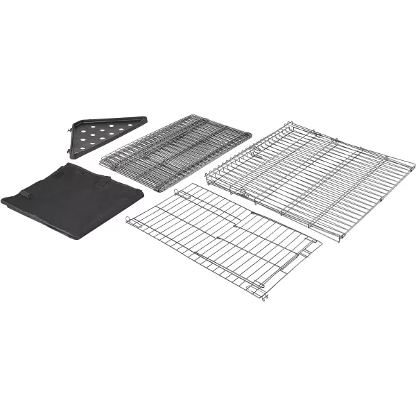 Amazon Basics Canvas Bottom Guinea Pig Pet Cage with Divider Set Black 4764L x 2421W x 1398H4764L x 2421W x 1398H Black