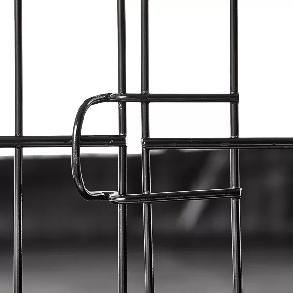 Amazon Basics Canvas Bottom Guinea Pig Pet Cage with Divider Set Black 4764L x 2421W x 1398H4764L x 2421W x 1398H Black