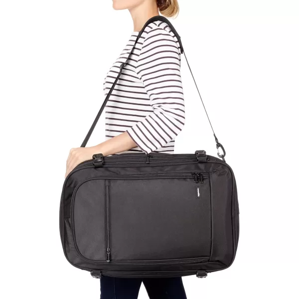 Amazon Basics CarryOn Travel Backpack  BlackBlack
