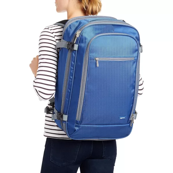 Amazon Basics CarryOn Travel Backpack  BlackNavy