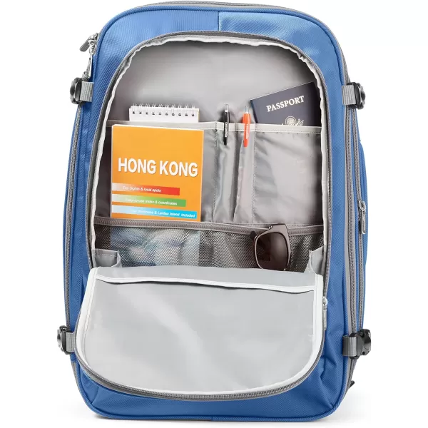 Amazon Basics CarryOn Travel Backpack  BlackNavy
