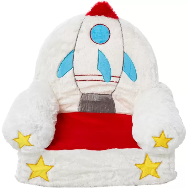Amazon Basics Childrens Plush Chair Unicorn Medium MulticolorRocket