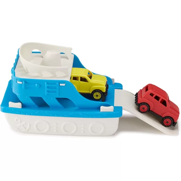 Amazon Basics Ferry Boat with 2 Mini Cars Bathtub Toy for Kids Ages 2 and Up BlueAmazon Basics Ferry Boat with 2 Mini Cars Bathtub Toy for Kids Ages 2 and Up Blue