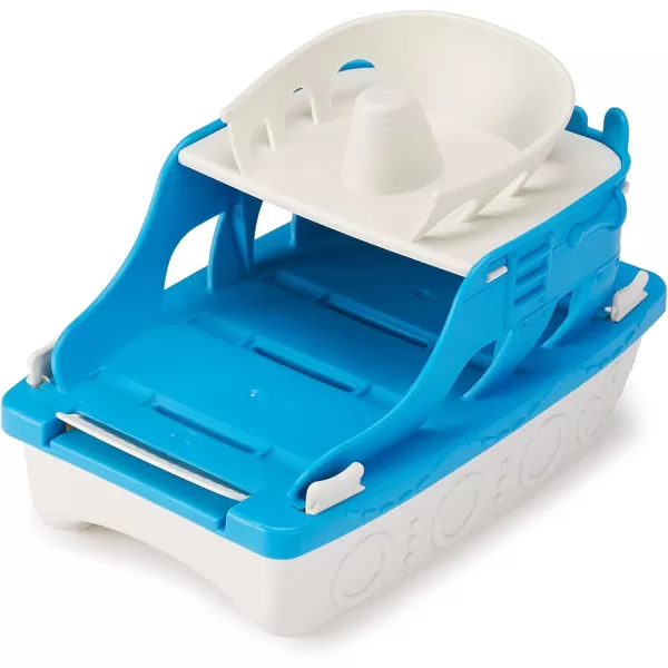 Amazon Basics Ferry Boat with 2 Mini Cars Bathtub Toy for Kids Ages 2 and Up BlueAmazon Basics Ferry Boat with 2 Mini Cars Bathtub Toy for Kids Ages 2 and Up Blue