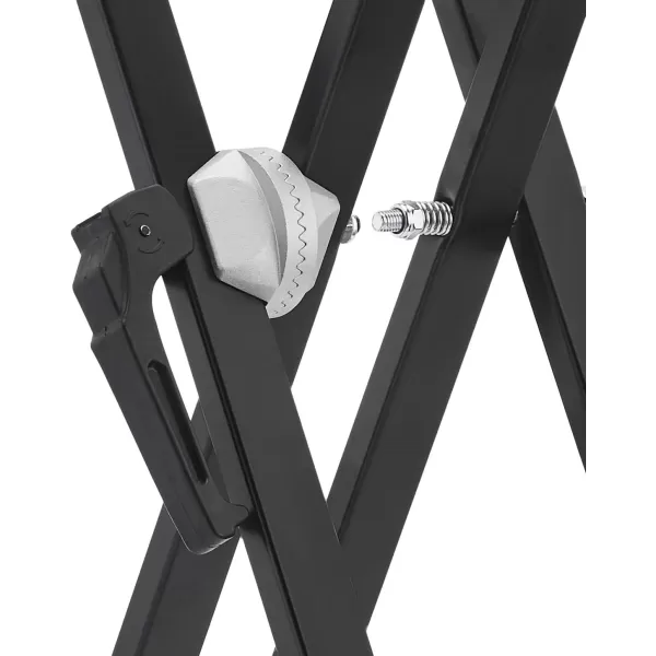 Amazon Basics HeavyDuty Adjustable Keyboard and Piano DoubleXShape Stand BlackDoubleX