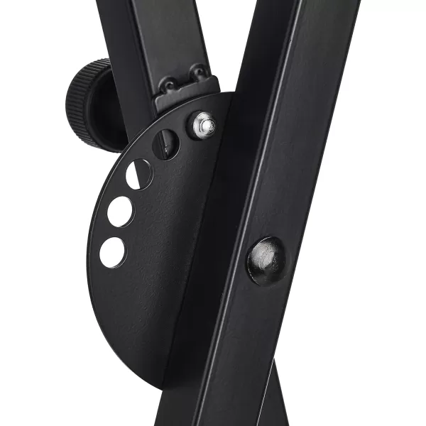 Amazon Basics HeavyDuty Adjustable Keyboard and Piano DoubleXShape Stand BlackSingleX
