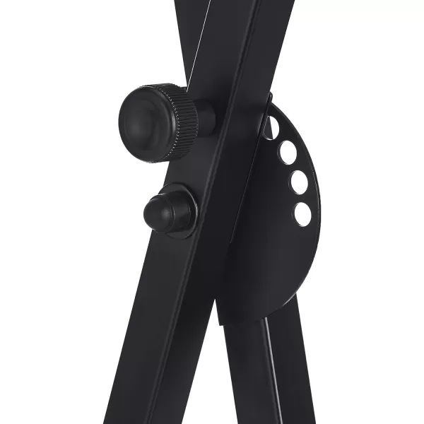 Amazon Basics HeavyDuty Adjustable Keyboard and Piano DoubleXShape Stand BlackSingleX