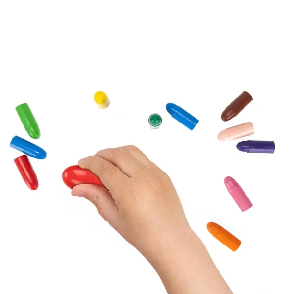Amazon Basics Jumbo Crayons for Toddlers 12 Count MulticolorAmazon Basics Jumbo Crayons for Toddlers 12 Count Multicolor