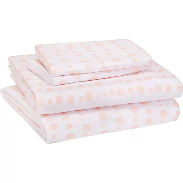 Amazon Basics Kids Easy Care Microfiber BedinaBag 5Piece Bedding Set Twin Butterfly FriendsPink Flowers Queen